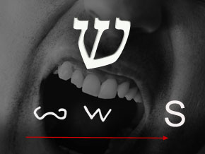 (Ps 119:161) The pictogram depicts two teeth. Often describes chewing or crushing something.
